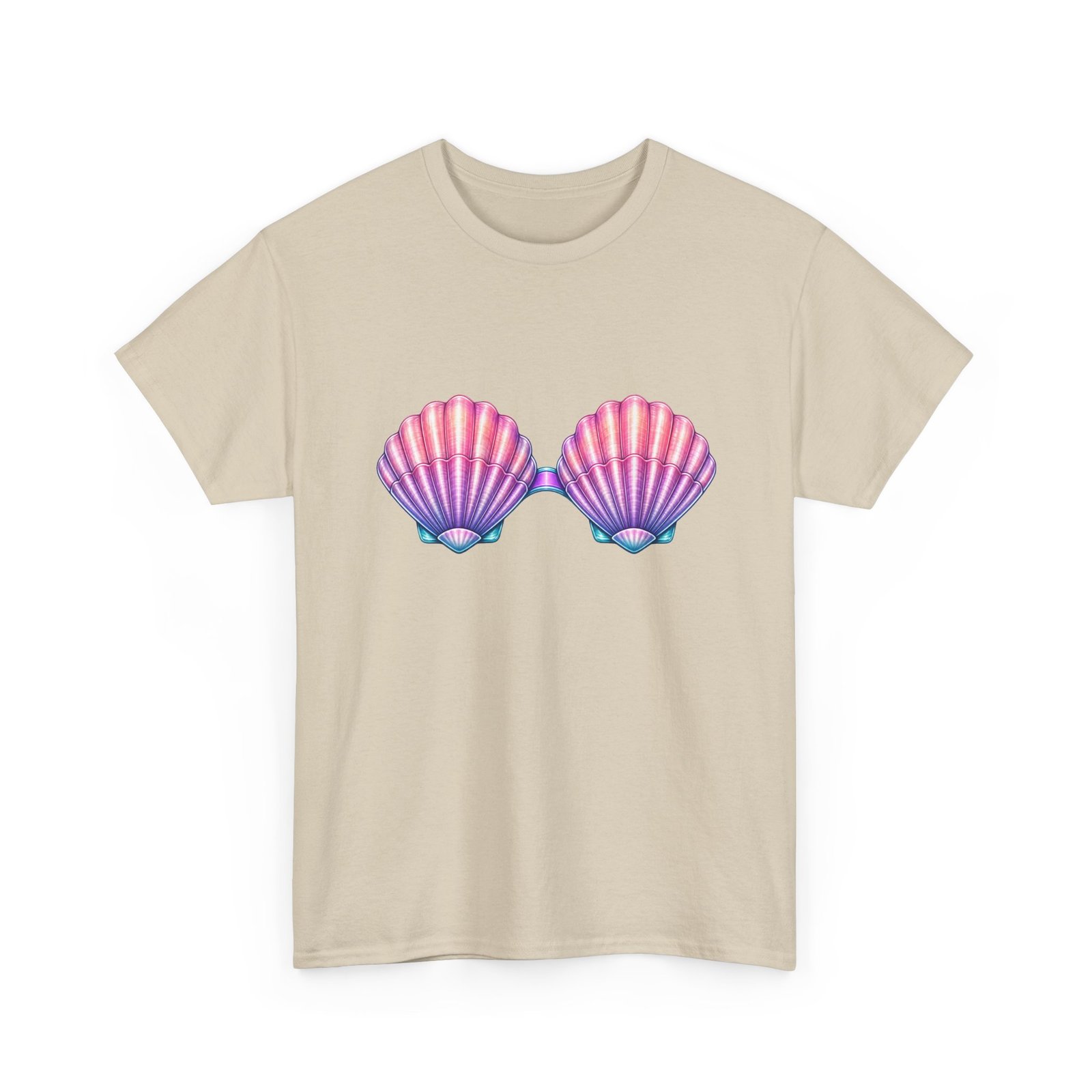 Mermaid Seashell Bra Costume - Unisex T-Shirt – Funny Halloween Costume - Image 18