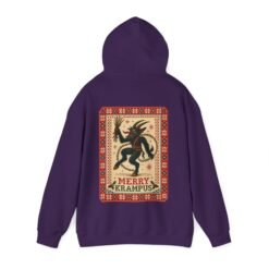 Merry Krampus - Unisex Hoodie – Cozy Up with Claus's Creepy Cousin - Image 24