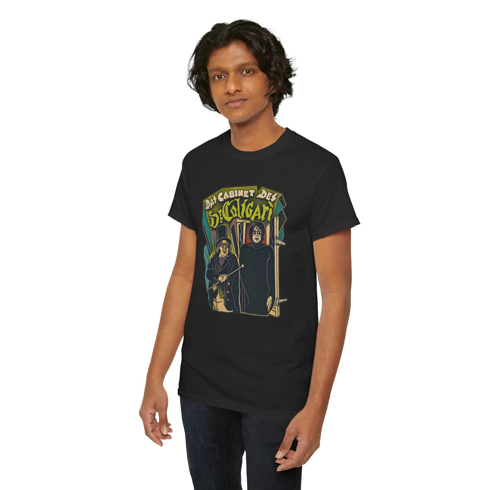 Das Cabinet des Dr. Caligari - Unisex T-Shirt – 1920 German Expressionist - Silent Horror Film - Image 11
