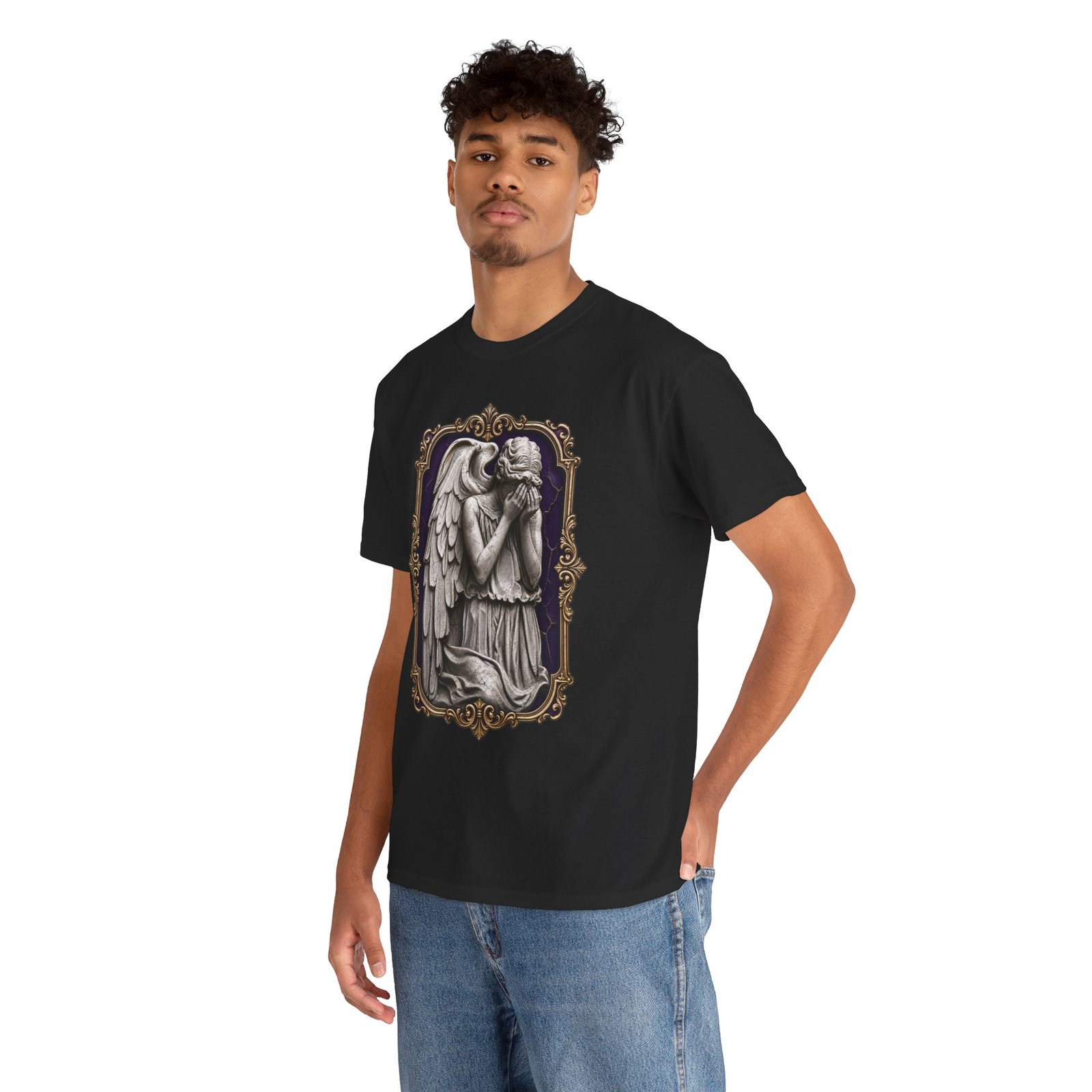 Weeping Angel - Unisex T-Shirt – Don't Blink - Sci-Fi Horror - Image 5