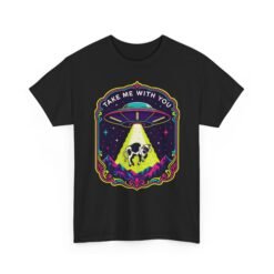 Take Me With You - Unisex T-Shirt – Funny UFO Cow Abduction - Alien Humor - Image 19