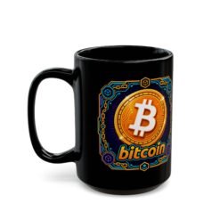 Bitcoin – Black Mug – Sip and HODL - Image 6
