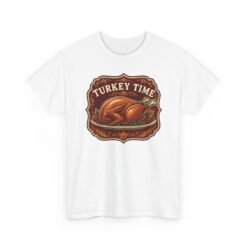Turkey Time - Unisex T-Shirt – Funny Thanksgiving Turkey - Image 19