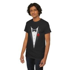 Tuxedo - Unisex T-Shirt – Funny Fake Tuxedo Costume - Formal Party Tee - Image 5