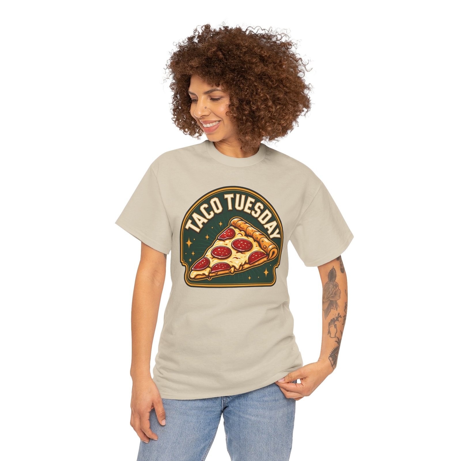 Taco Tuesday - Unisex T-Shirt – Funny Pizza - Food Lovers - Culinary Rebels - Image 5