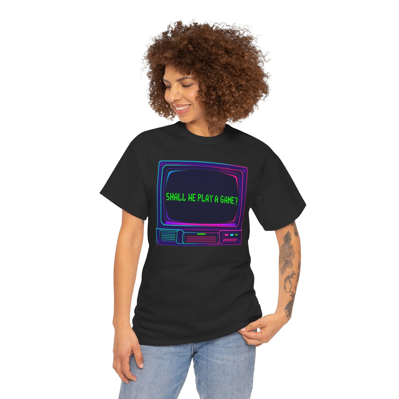 Shall We Play a Game? - Unisex T-Shirt – WarGames - Retro 80s Computer Movie - Image 5