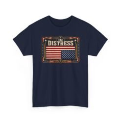 In Distress Signal - U.S.A. Flag - Unisex T-Shirt – Speak Without Saying a Word - Image 23