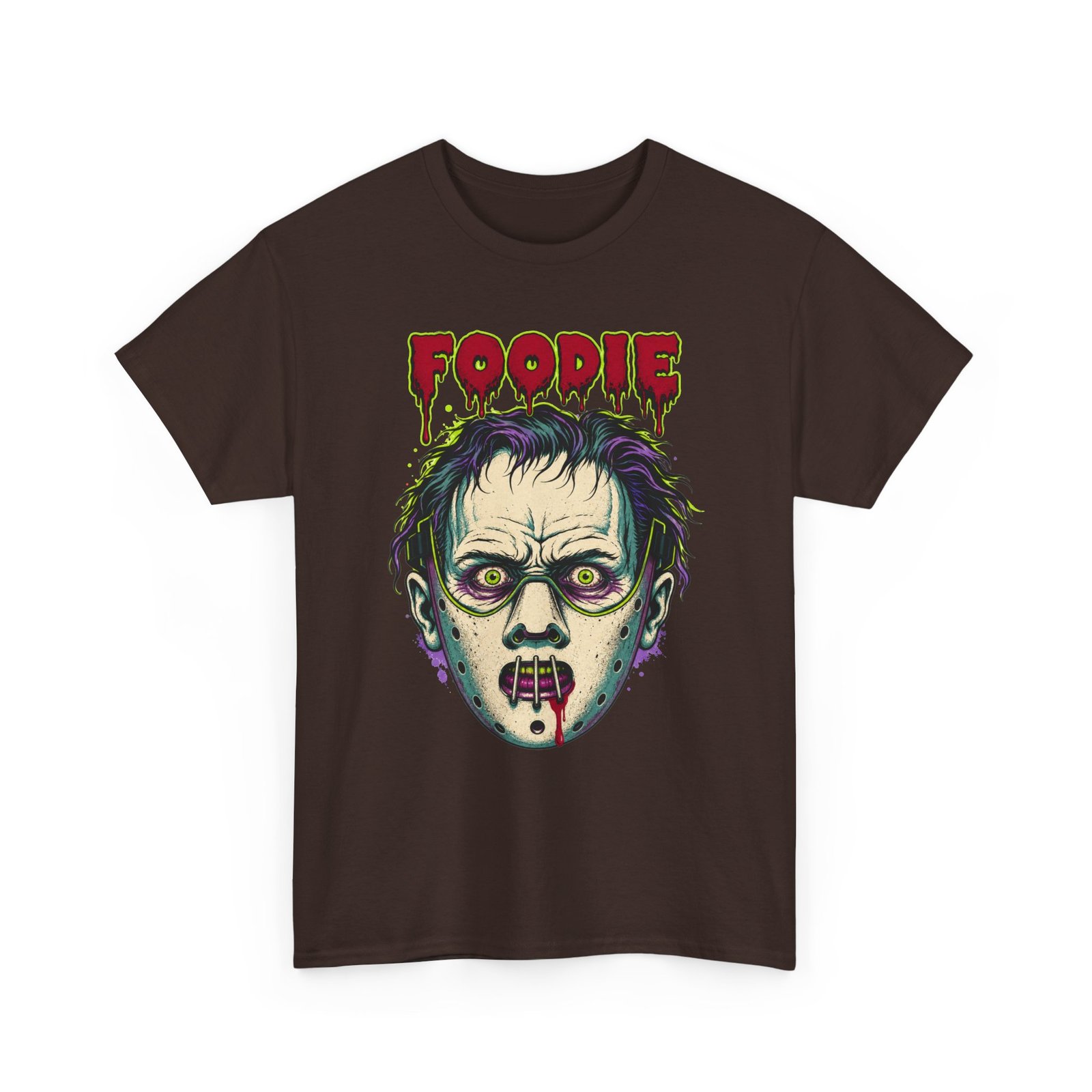 Foodie Hannibal Lecter - Unisex T-Shirt – Funny Horror - Dark Humor - Image 13
