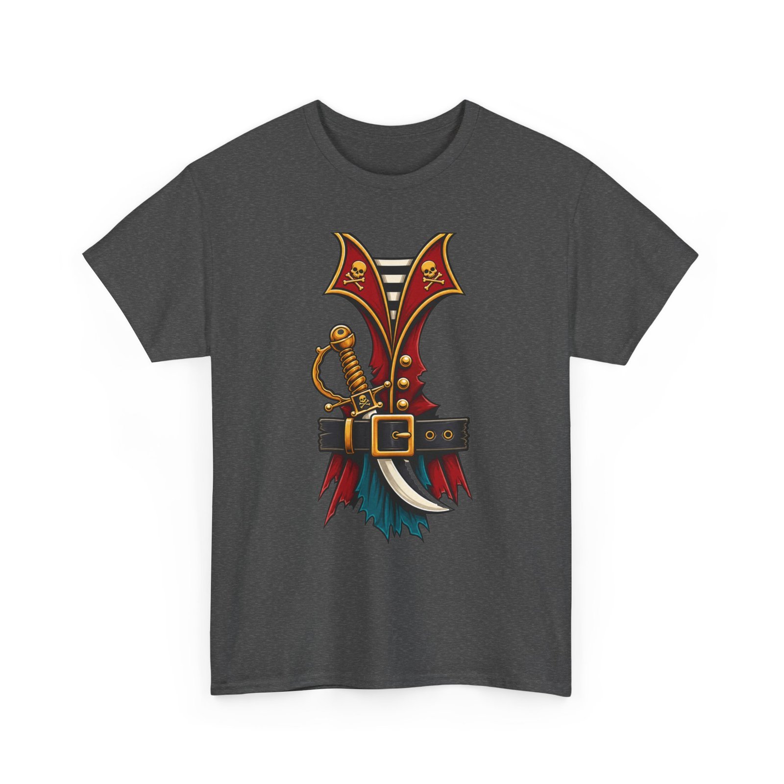 Pirate - Unisex T-Shirt – Funny Easy Halloween Buccaneer Costume - Image 12