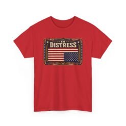 In Distress Signal - U.S.A. Flag - Unisex T-Shirt – Speak Without Saying a Word - Image 28