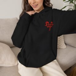 Merry Krampus - Unisex Hoodie – Cozy Up with Claus's Creepy Cousin - Image 9