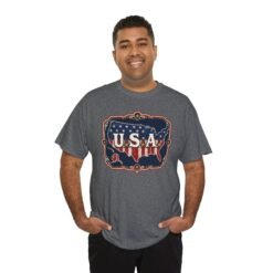 U.S.A. - Unisex T-Shirt – Patriotic - United States Map - Image 11