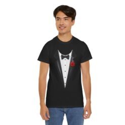 Tuxedo - Unisex T-Shirt – Funny Fake Tuxedo Costume - Formal Party Tee - Image 6
