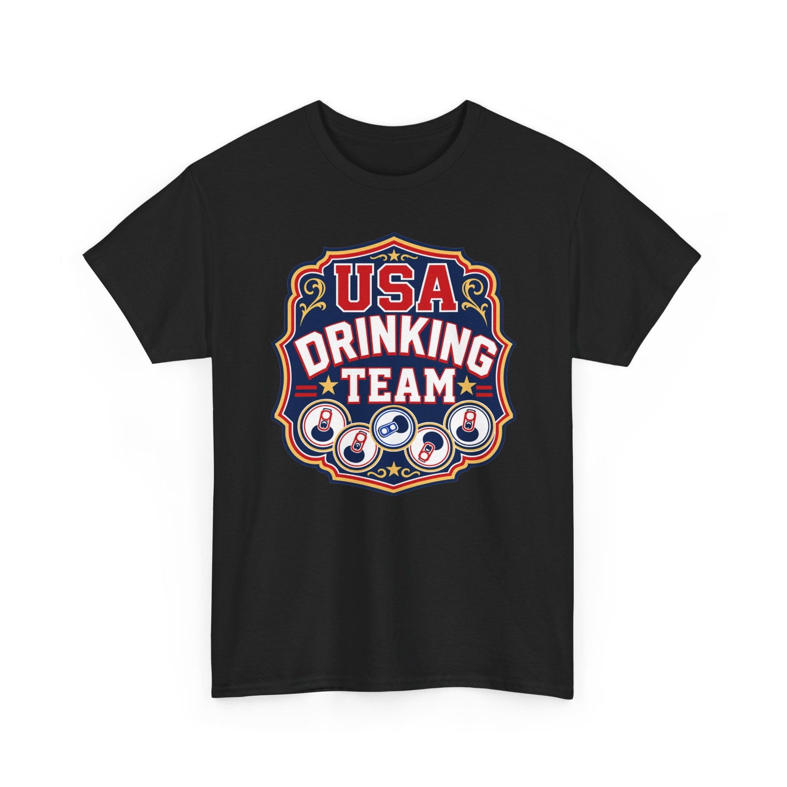 USA Drinking Team - Unisex T-Shirt – Funny Patriotic - Beer Drinking - Image 26