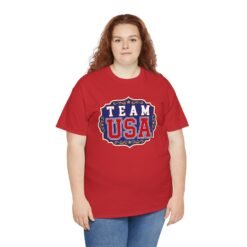 Team USA - Unisex T-Shirt – Patriotic American Pride - Red, White and Blue - Sports Fan - Image 9