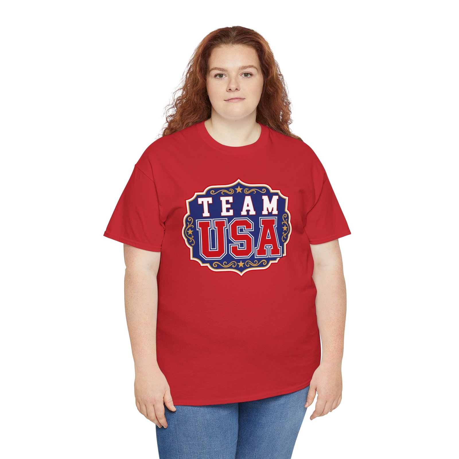 Team USA - Unisex T-Shirt – Patriotic American Pride - Red, White and Blue - Sports Fan - Image 9