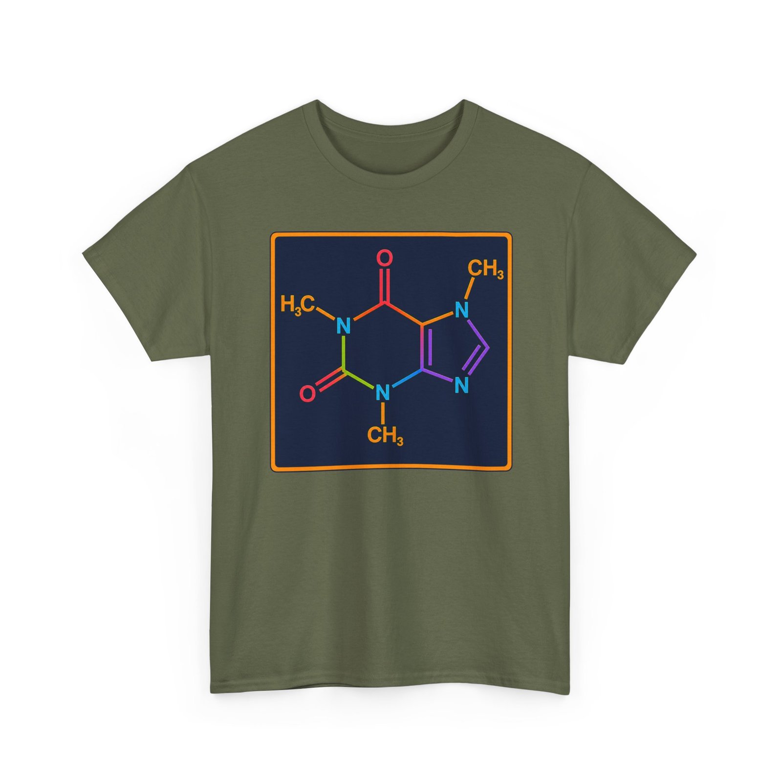 Caffeine Molecule - Unisex T-Shirt – Fuel Your Brain in Style - Image 12
