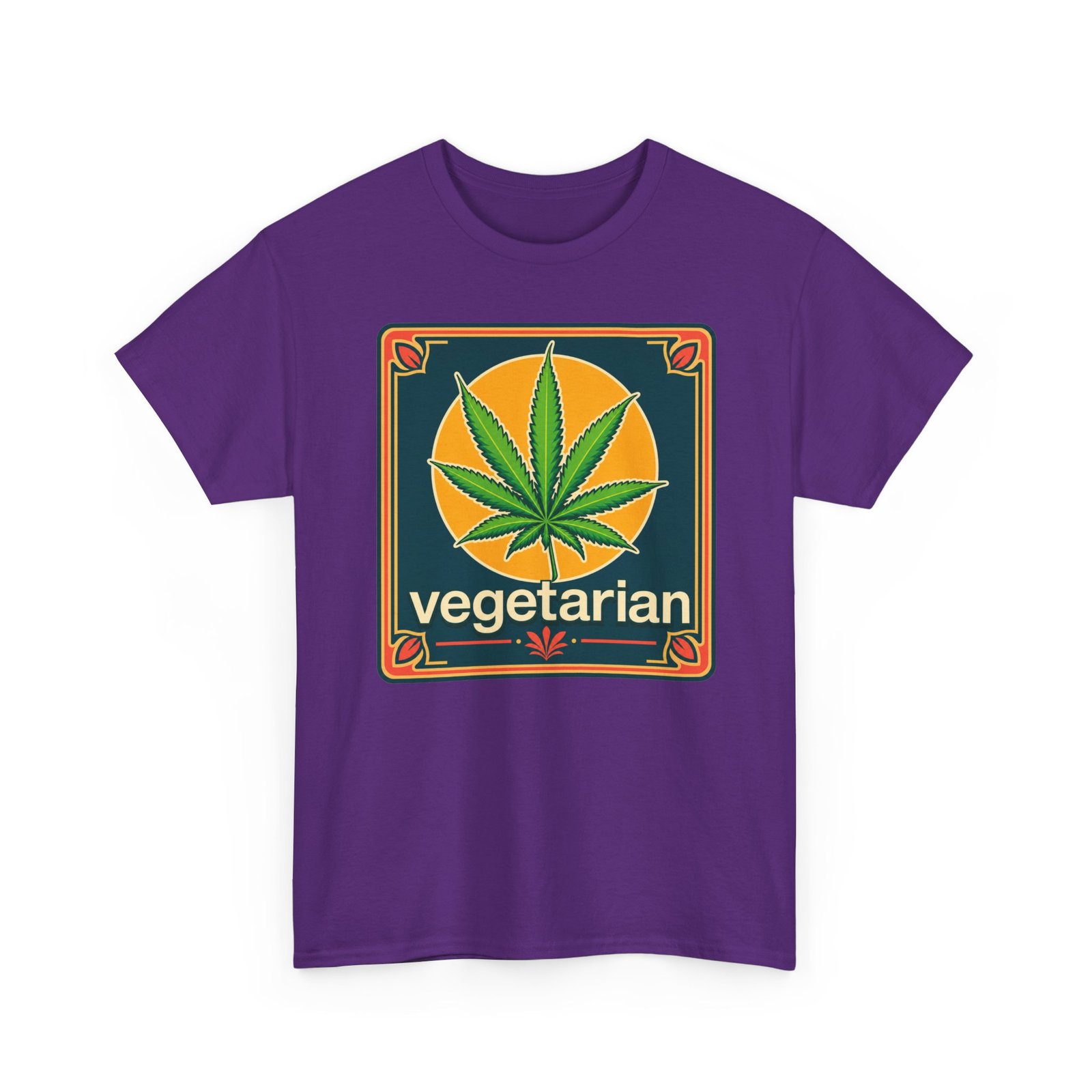 Vegetarian - Unisex T-Shirt – Funny Marijuana Leaf - Cannabis Lovers - Image 20