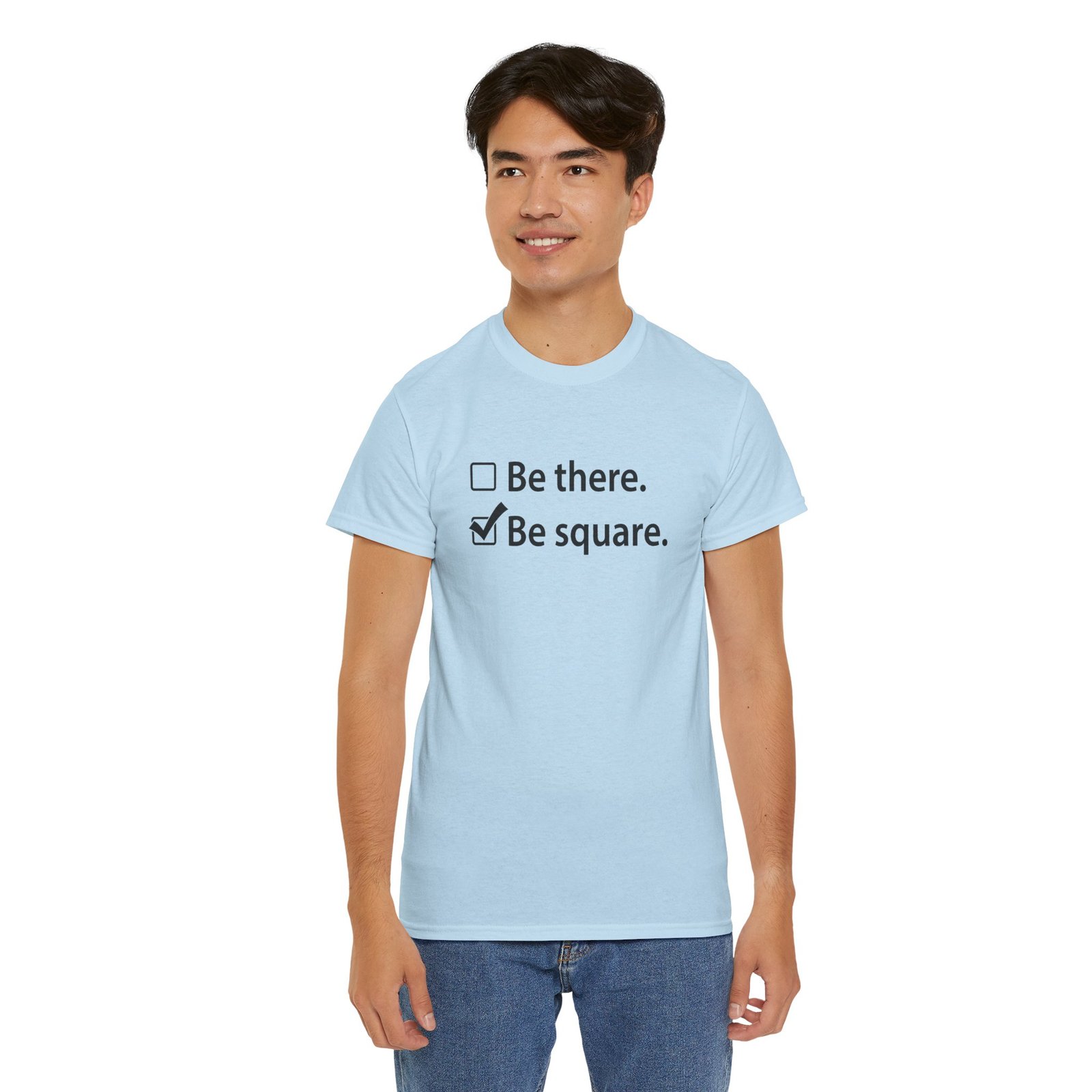 Be There or Be Square - Unisex T-Shirt – Funny Math Checkbox - Nerd Tee - Image 12