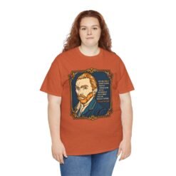 Vincent van Gogh Inspirational Quote – Unisex T-Shirt – Great Things Take Time - Image 10