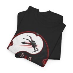 Balance of the Force - Unisex T-Shirt – Yin Yang X-Wing vs. TIE Fighter - Image 3
