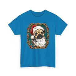 Pug Santa - Unisex T-Shirt – Funny Christmas Pug - Dog Lover Holiday - Image 16