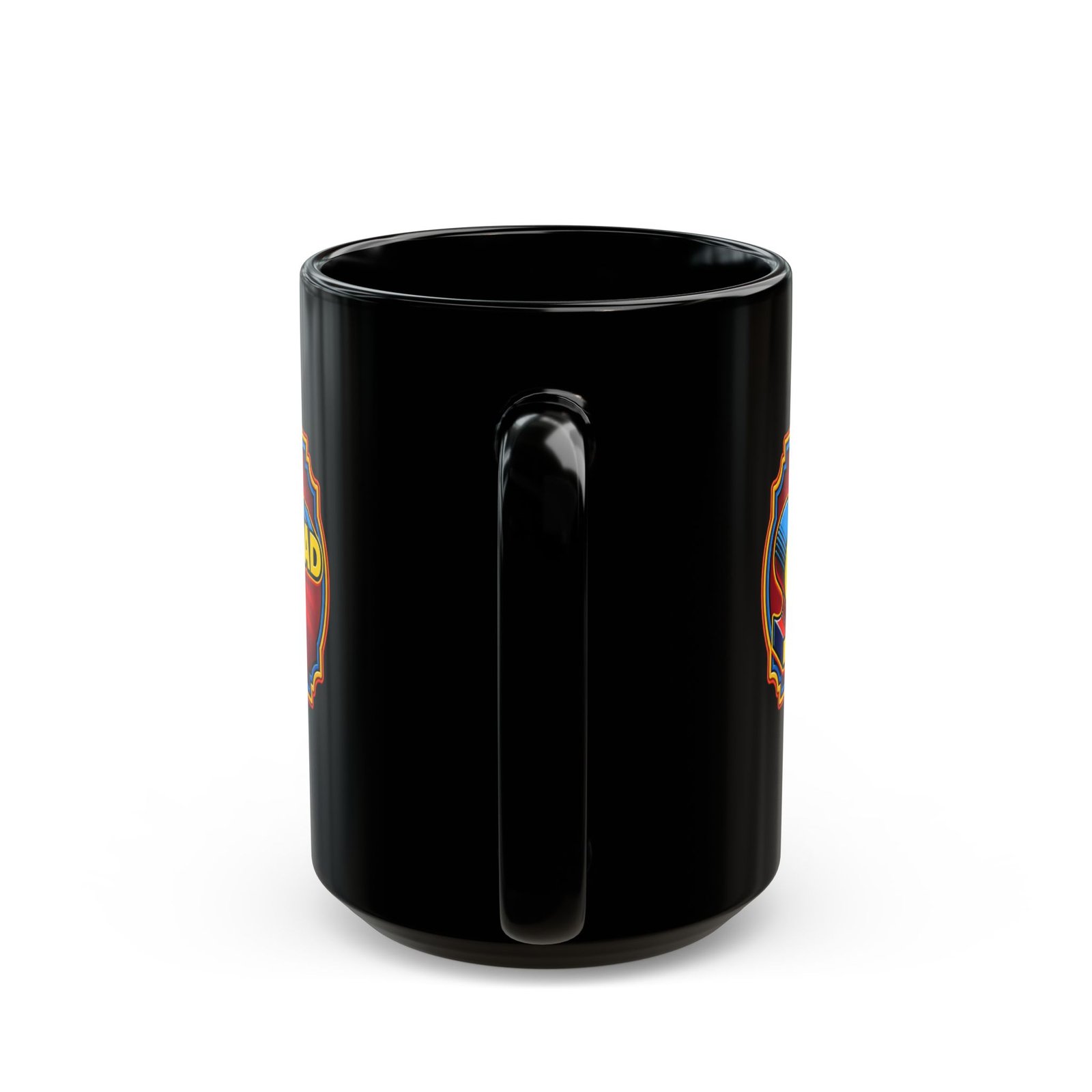 Superdad - Black Mug – Funny Superhero Dad - Father’s Day Gift - Image 10