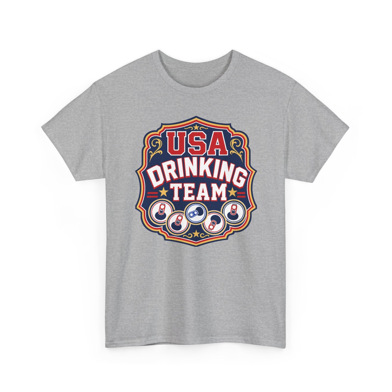 USA Drinking Team - Unisex T-Shirt – Funny Patriotic - Beer Drinking - Image 21