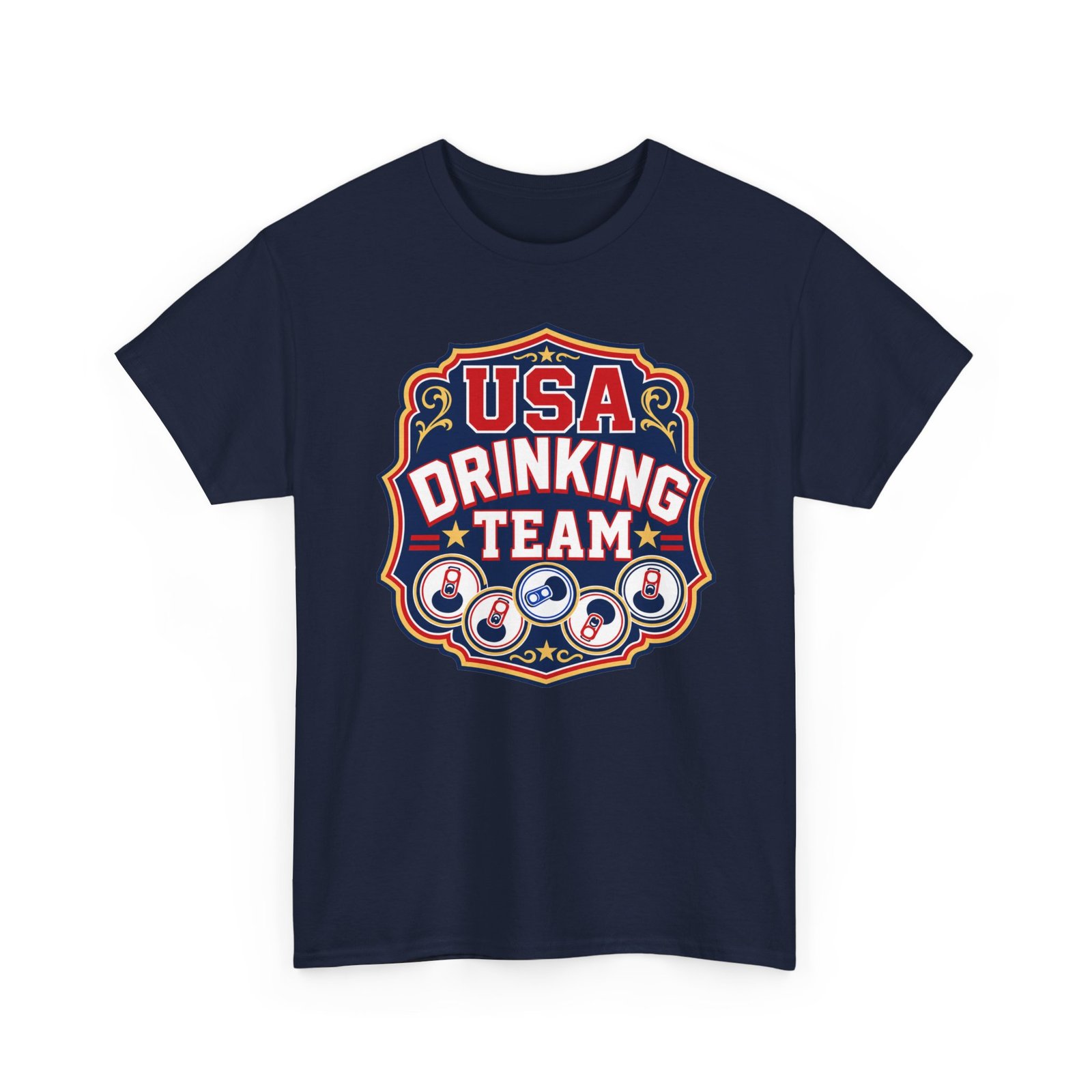 USA Drinking Team - Unisex T-Shirt – Funny Patriotic - Beer Drinking - Image 29