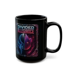 Divided Allegiance - Black Mug – One Mug, Two Galaxies - Sci-Fi - Image 6