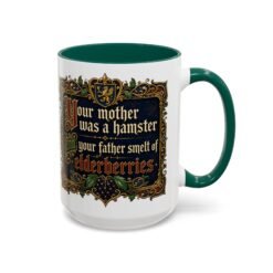 Your Mother Was a Hamster - Color Accent Mug – Monty Python Holy Grail Humor - Image 15