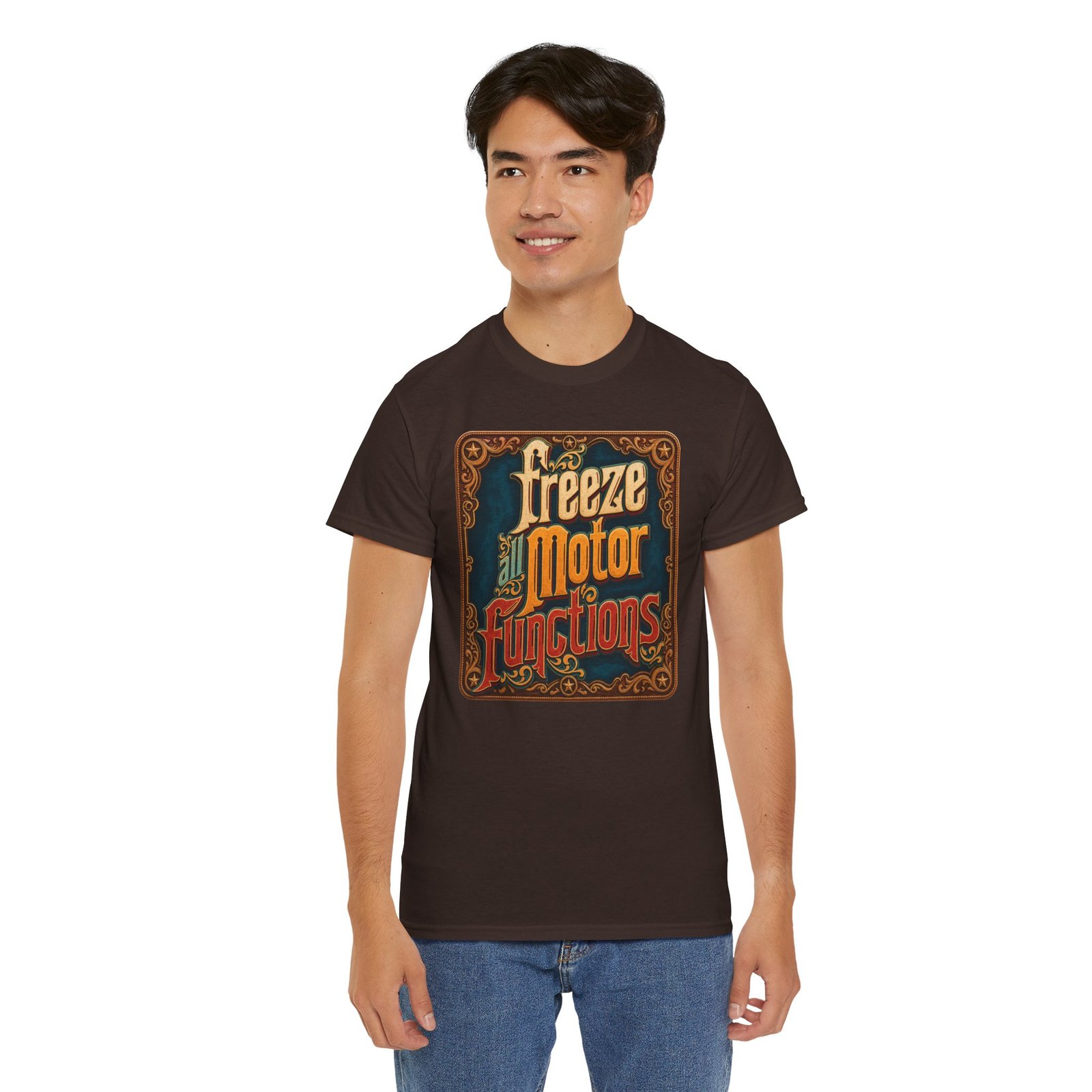Freeze All Motor Functions - Unisex T-Shirt – Glitch in Style - Image 8