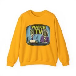 Watch TV - Unisex Sweatshirt – They Live, Alien News - Retro Sci-Fi - Dystopian - Image 16