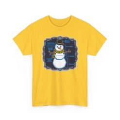 Snowman Anatomy - Unisex T-Shirt – Funny Christmas - Winter Science Diagram Tee - Image 14