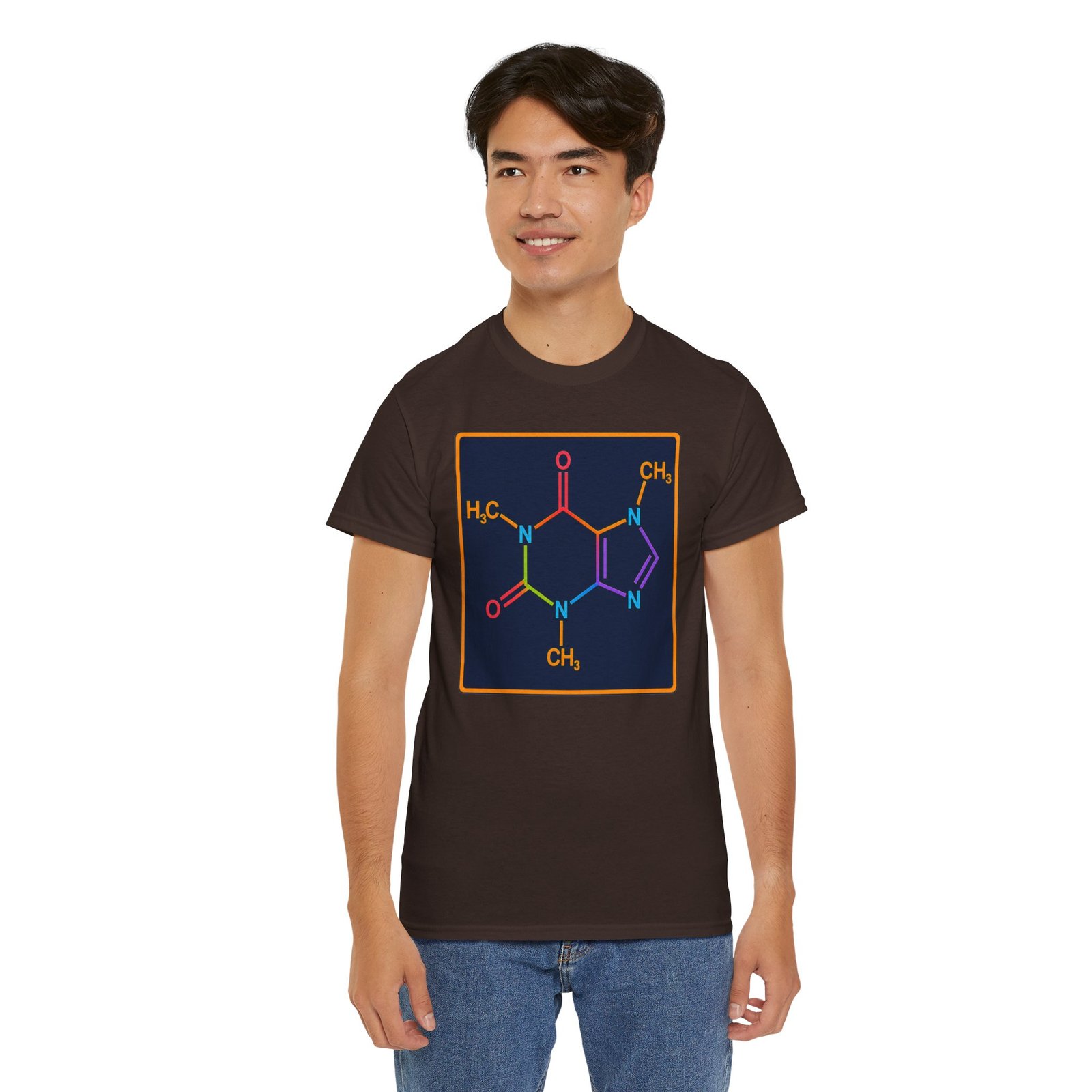 Caffeine Molecule - Unisex T-Shirt – Fuel Your Brain in Style - Image 7