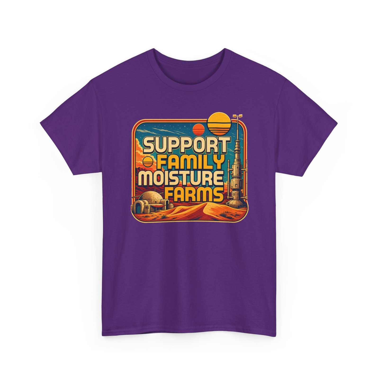 Support Family Moisture Farms - Unisex T-Shirt – Desert Roots, Galactic Pride - Image 19