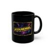 Scoundrel, I Like the Sound of That – Black Ceramic Mug – Funny Galactic Rogue Quote