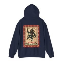 Merry Krampus - Unisex Hoodie – Cozy Up with Claus's Creepy Cousin - Image 22