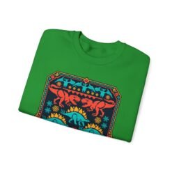 Dino-Mite Christmas - Unisex Sweatshirt – Funny Dinosaur - Ugly Christmas Sweater - Image 3
