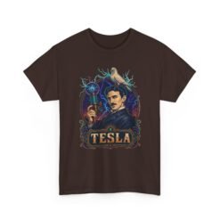 Tesla Strikes Again - Unisex T-Shirt – Funny Nikola Tesla - Science Lightning - Image 14