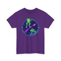 Reach for the Froggy - Unisex T-Shirt – Cute Green Space Creature - Floating Frog - Image 18