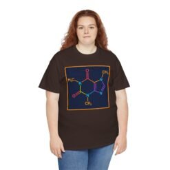 Caffeine Molecule - Unisex T-Shirt – Fuel Your Brain in Style - Image 4