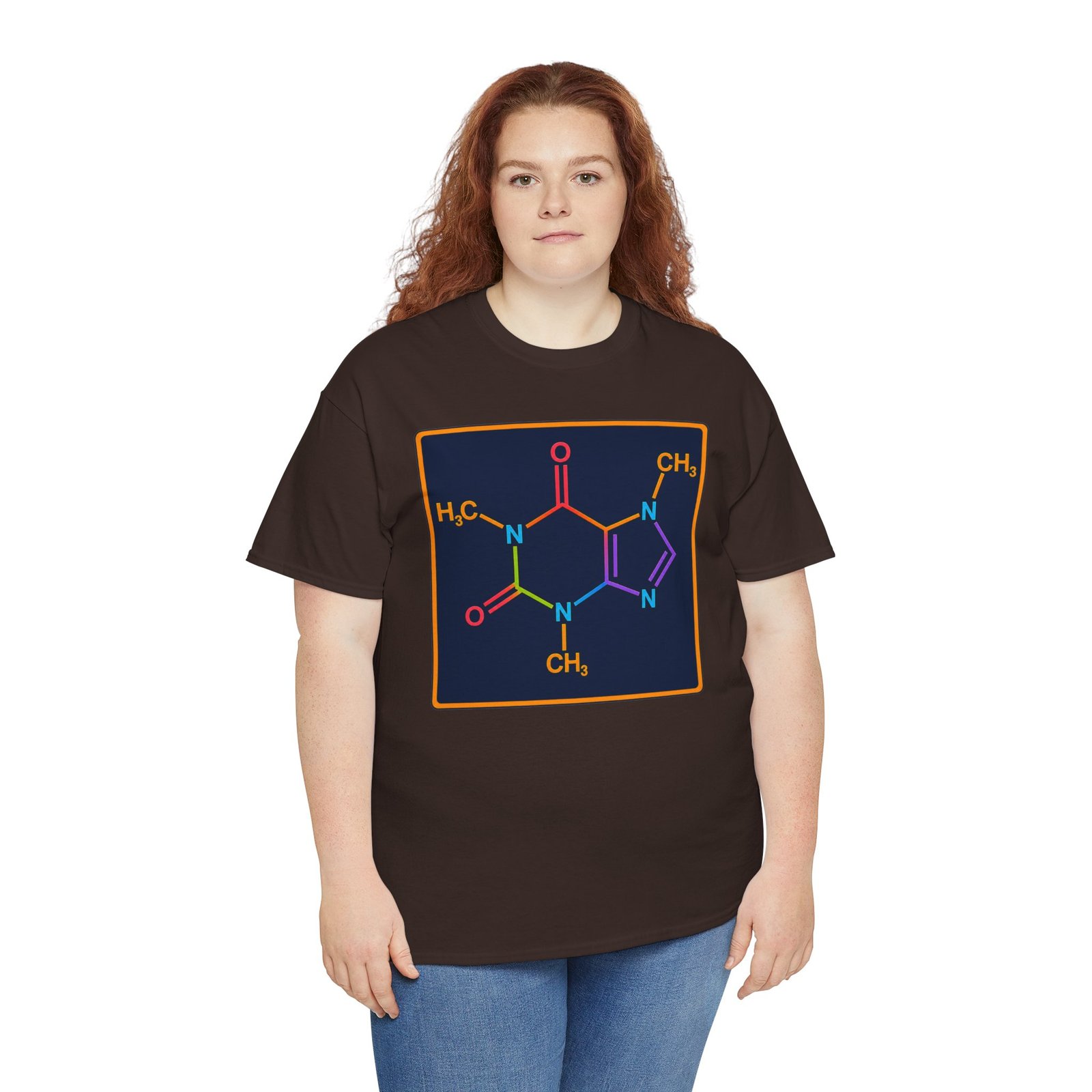 Caffeine Molecule - Unisex T-Shirt – Fuel Your Brain in Style - Image 4