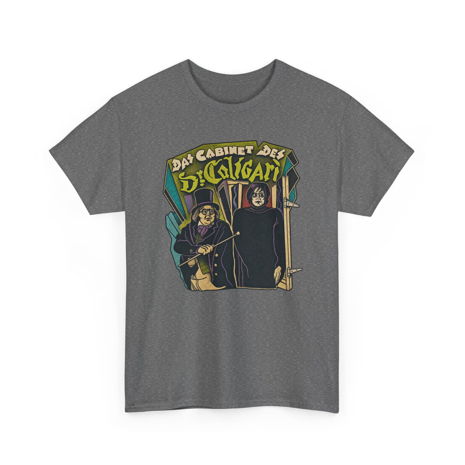 Das Cabinet des Dr. Caligari - Unisex T-Shirt – 1920 German Expressionist - Silent Horror Film - Image 23