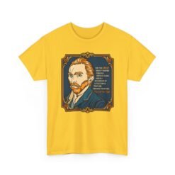 Vincent van Gogh Inspirational Quote – Unisex T-Shirt – Great Things Take Time - Image 19