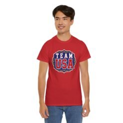 Team USA - Unisex T-Shirt – Patriotic American Pride - Red, White and Blue - Sports Fan - Image 12