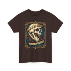 To Be or Not To Be - Unisex T-Shirt – Shakespeare Hamlet Skull - Image 24