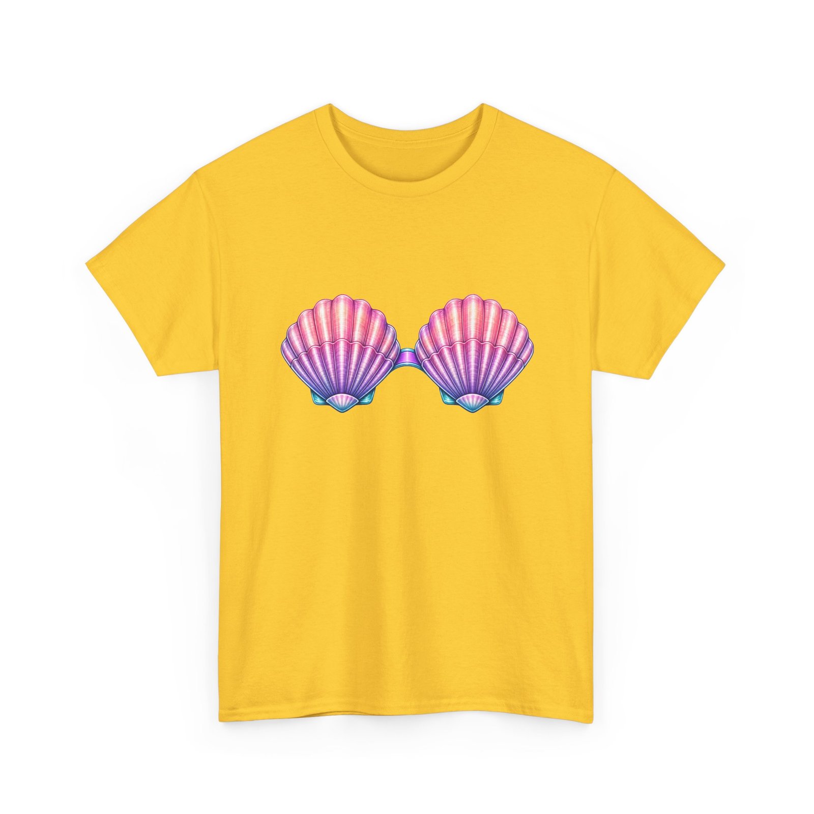 Mermaid Seashell Bra Costume - Unisex T-Shirt – Funny Halloween Costume - Image 14