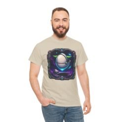 Floating Away - Unisex T-Shirt – Cute Baby Alien Hover Pod - Funny Sci-Fi Shirt - Image 4
