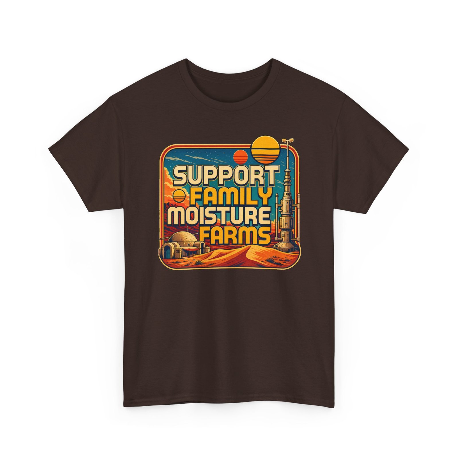 Support Family Moisture Farms - Unisex T-Shirt – Desert Roots, Galactic Pride - Image 11